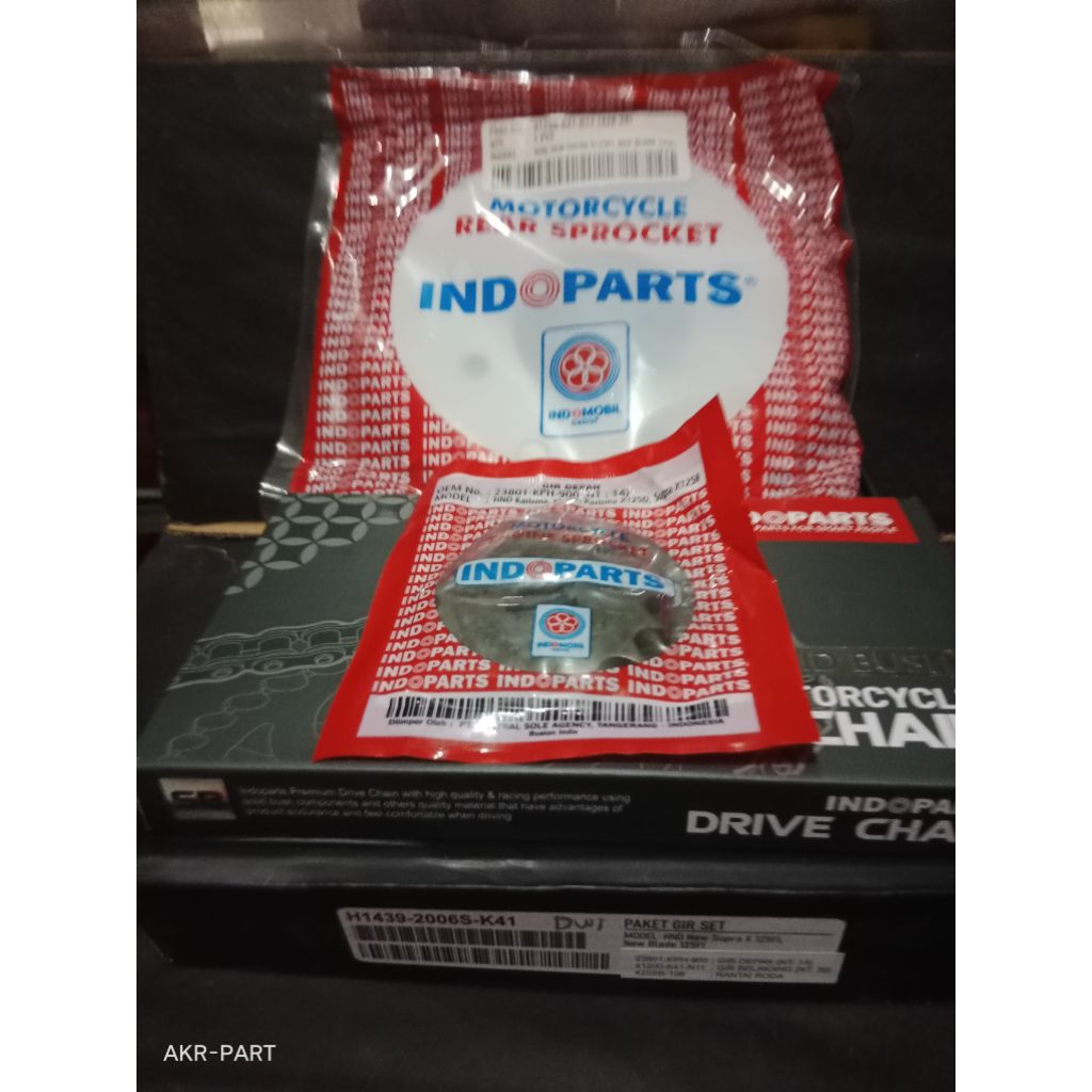 GEAR SET K41 SUPRA X 125 FI NEW BLADE FI NEW INDOPART