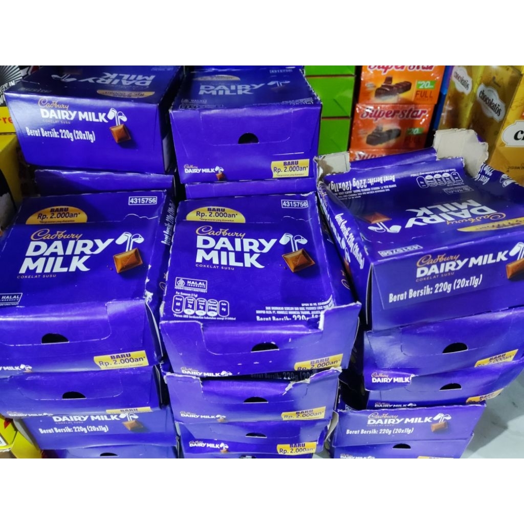 

CADBURY DAIRY MILK 2000 AN 1 BOX ISI 20 PCS