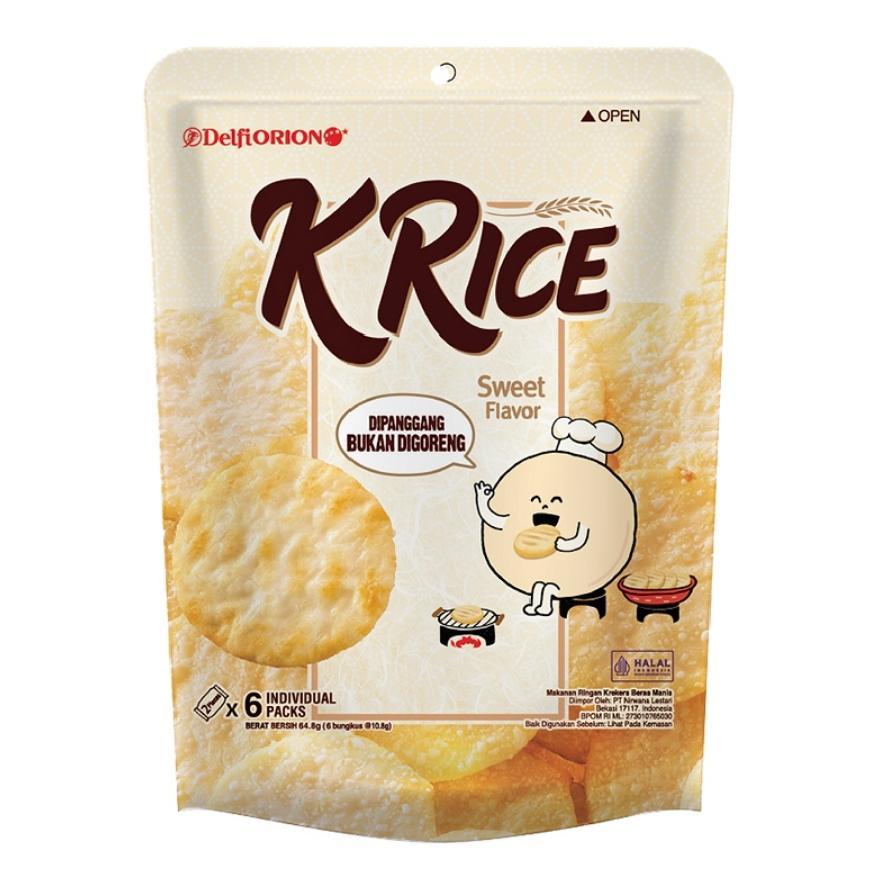 

Delfi Orion K Rice Crackers Beras Manis 64.8 g