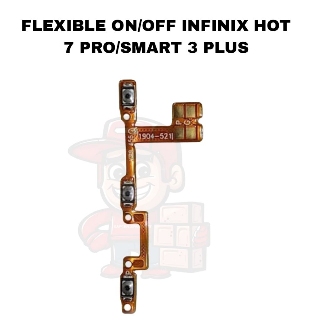 Flexible On/Off Infinix Hot 7 Pro/Smart 3 Plus