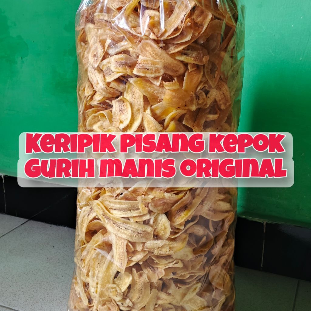 

Keripik Pisang Kepik Manis Gurih Renyah