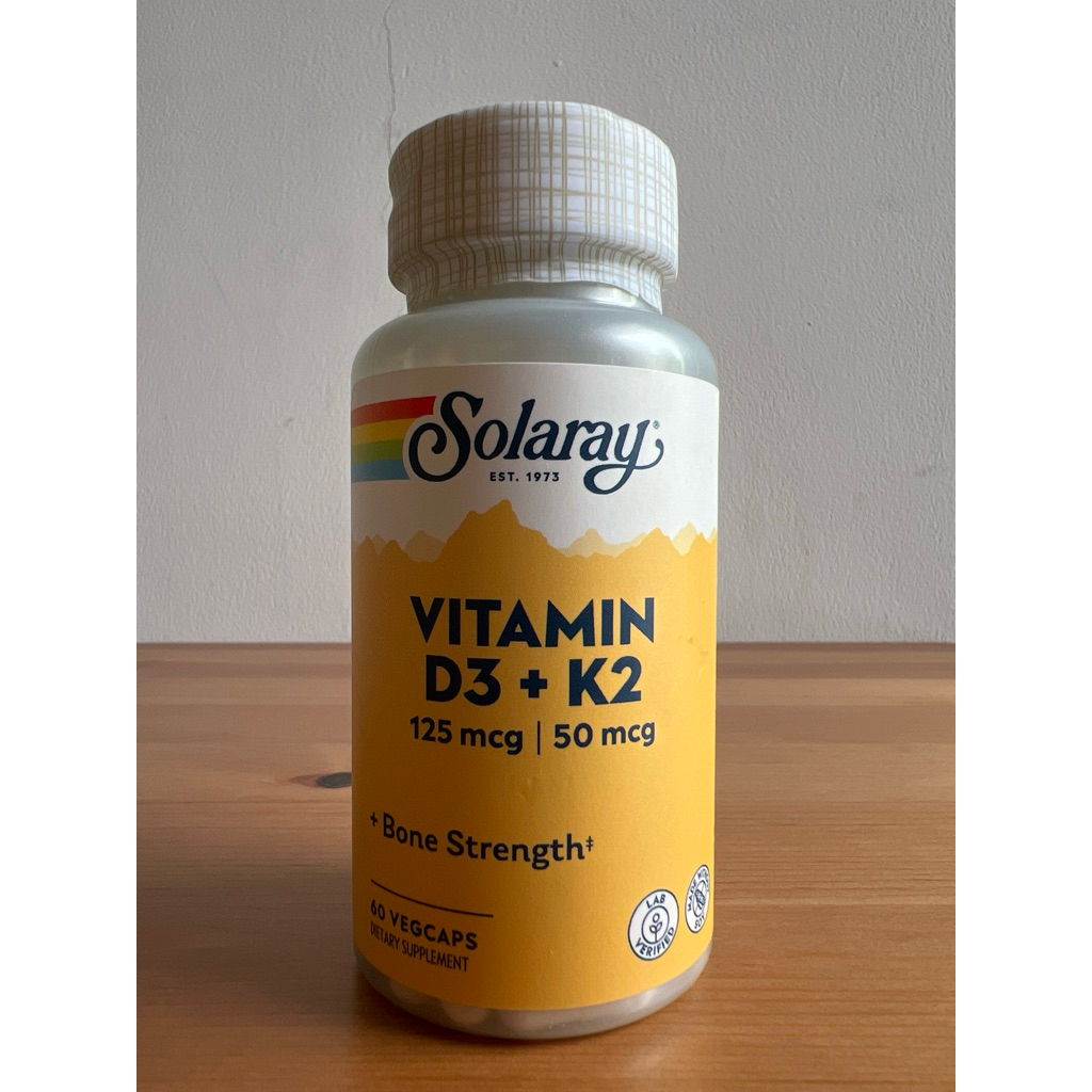 Solaray Vitamin D3 K2 60 caps