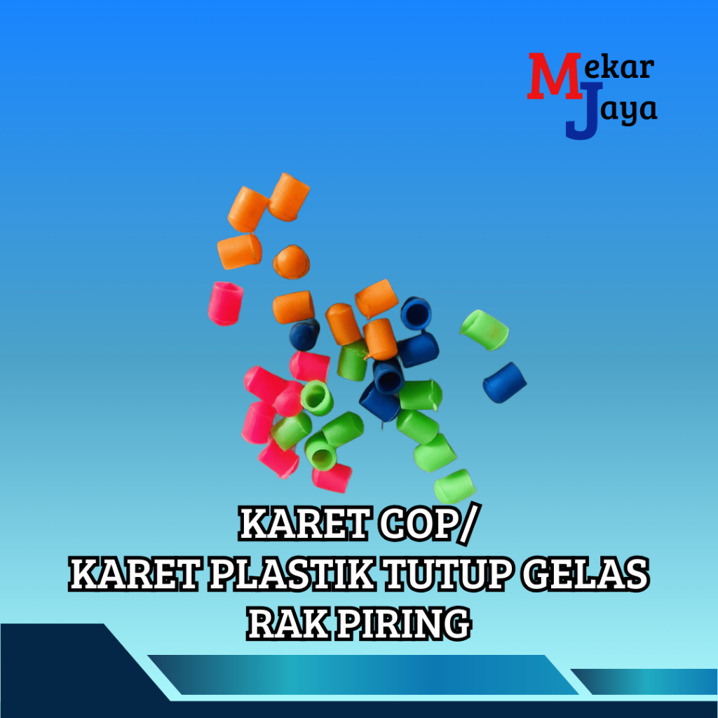 KARET PLASTIK COP GELAS/ TUTUP GELAS RAK PIRING