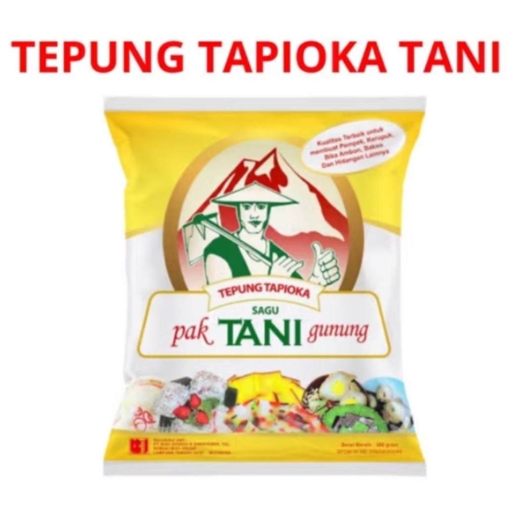 

Tepung Tapioka Kanji Cap Pak Tani Gunung 500gr