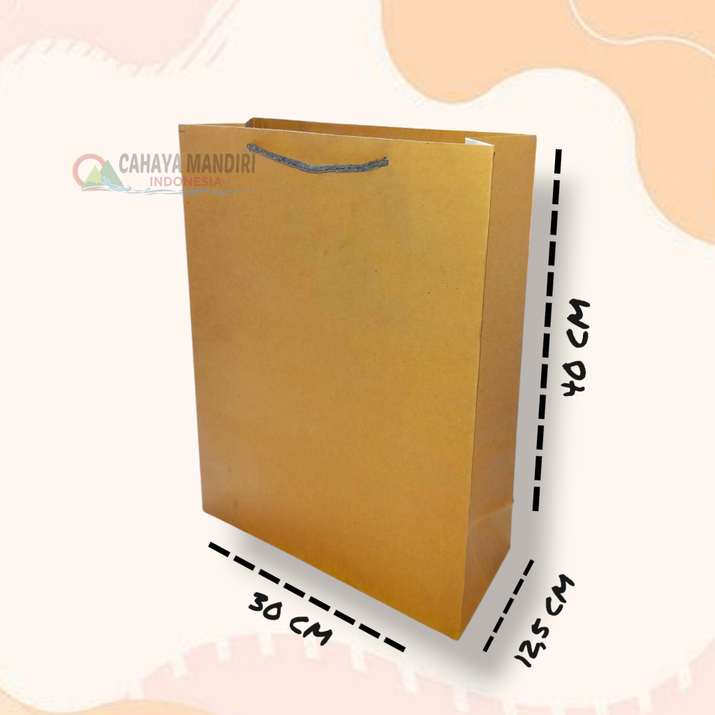 

Paperbag Kado PAPERBAG HAMPERS Grosir (Size 30×10×40)cm