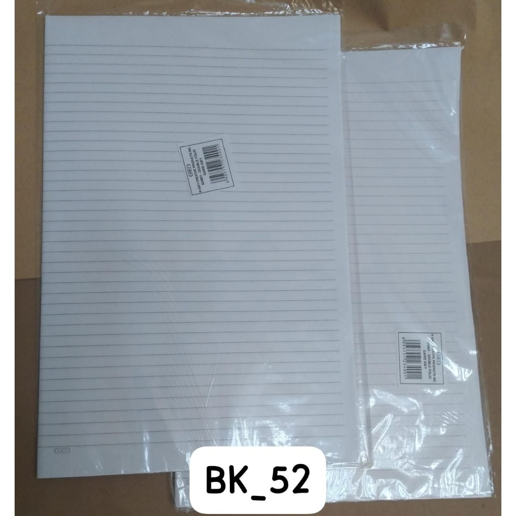 

BK ecer Kertas HVS Dobel Folio Bergaris 10 lembar Folio Kiky