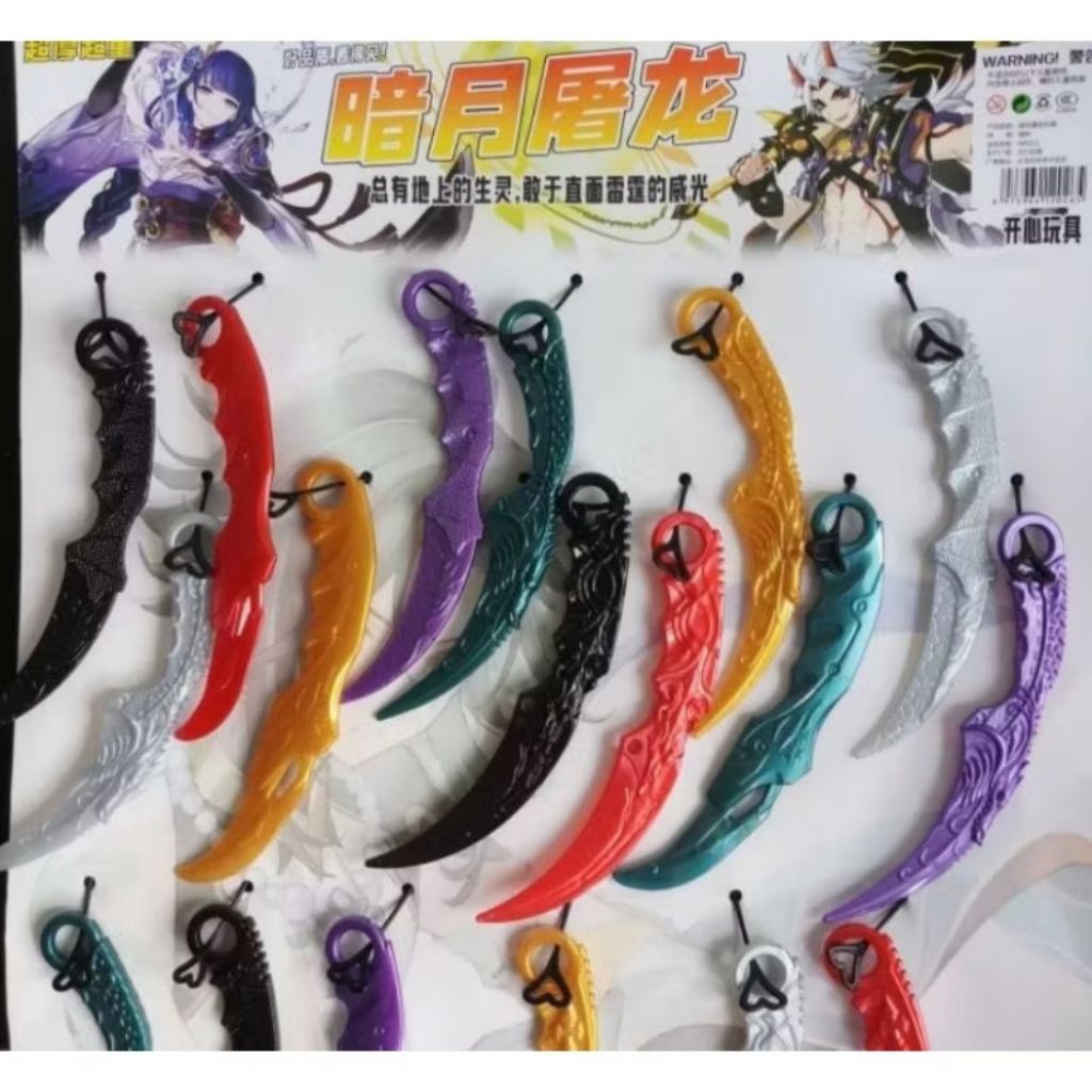 Mainan Surin Kunai Karambit Senjata Mainan Naruto Karambit