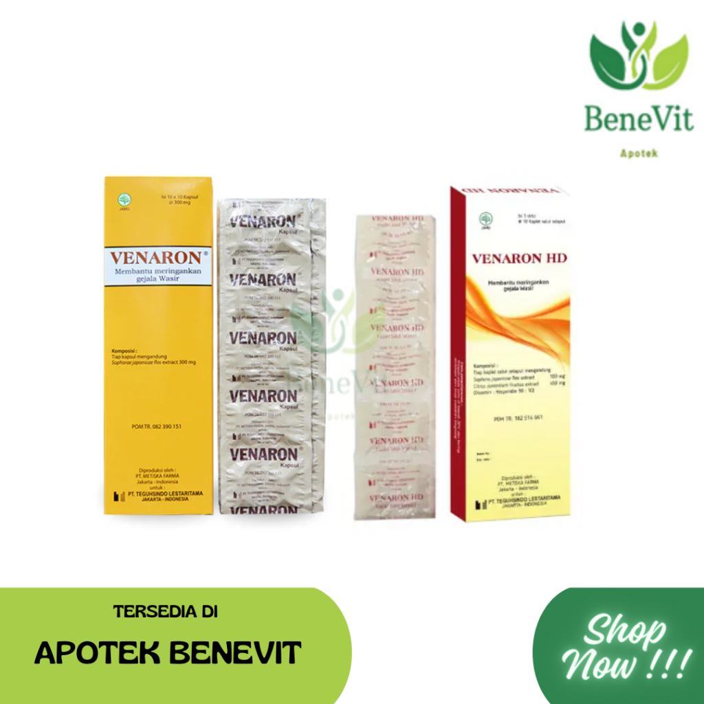VENARON / VENARON HD - membantu mengurangi gejala wasir