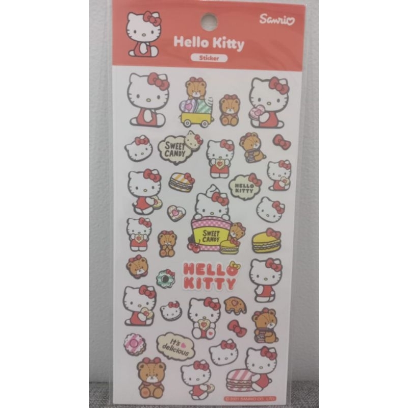 

Korea Sticker KR-SR-SK-06 Sanrio Character Hello Kitty Sticker Gambar Tempel 15 x 8 cm Stiker Lucu
