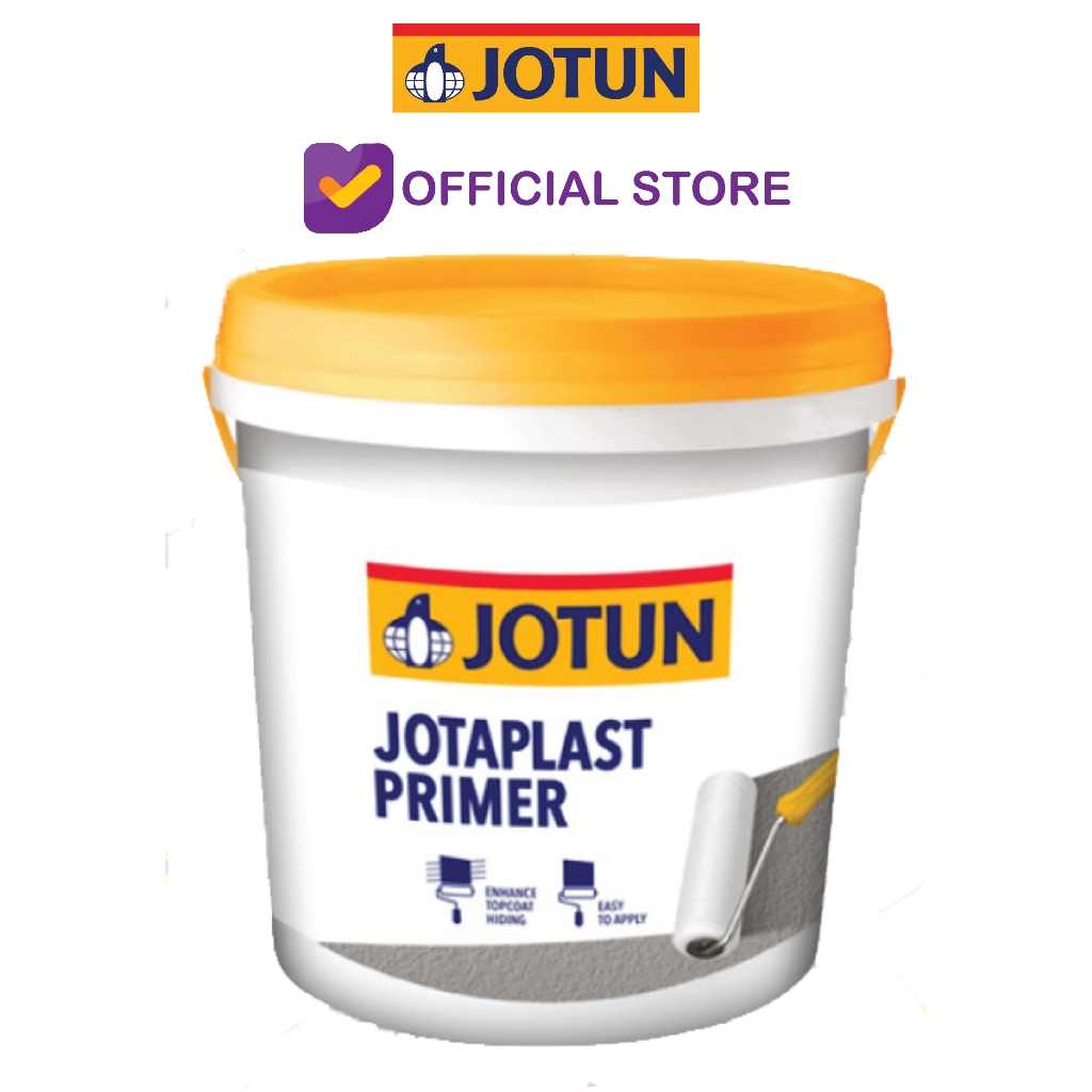 CAT DASAR TEMBOK INTERIOR JOTUN JOTAPLAST PRIMER UKURAN 5KG GALON