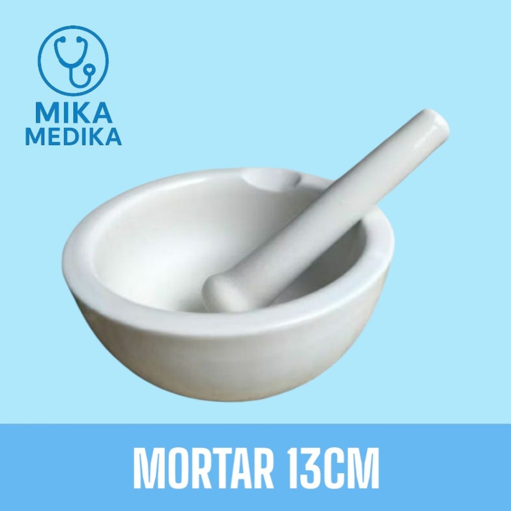 MORTAR 13 CM / LUMPANG 13 CM / ALAT PENUMBUK OBAT 13 cm