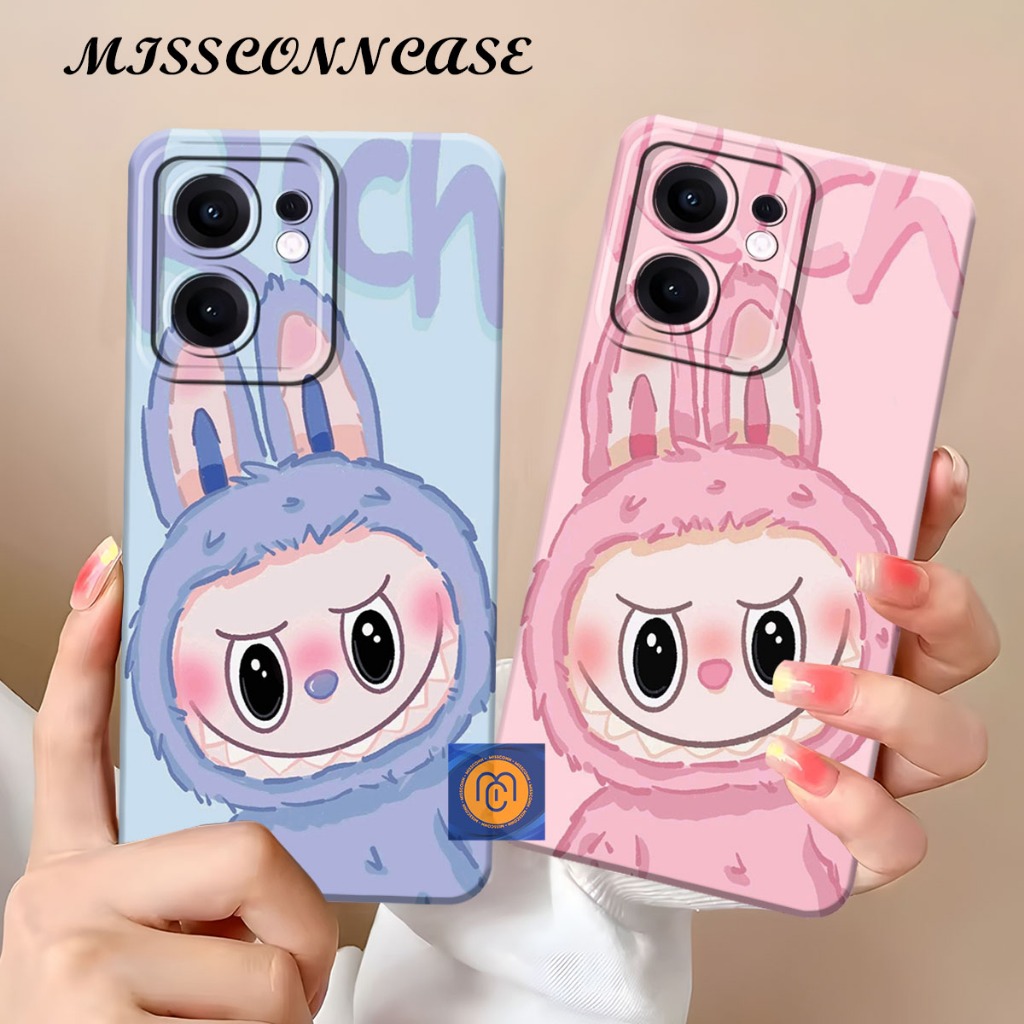 Case Softcase OPPO RENO 13F 5G 2025 / RENO 13 5G / RENO 13 PRO 5G Motif Boneka Labubu Case Bahan Len