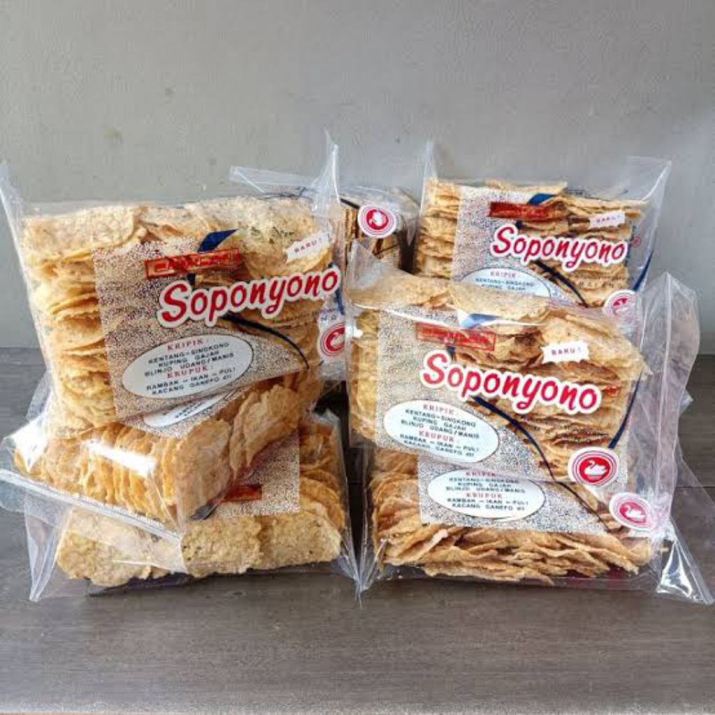 

KERIPIK TEMPE SOPONYONO 180 GR ORIGINAL BAWANG DAUN JERUK MALANG JAWA