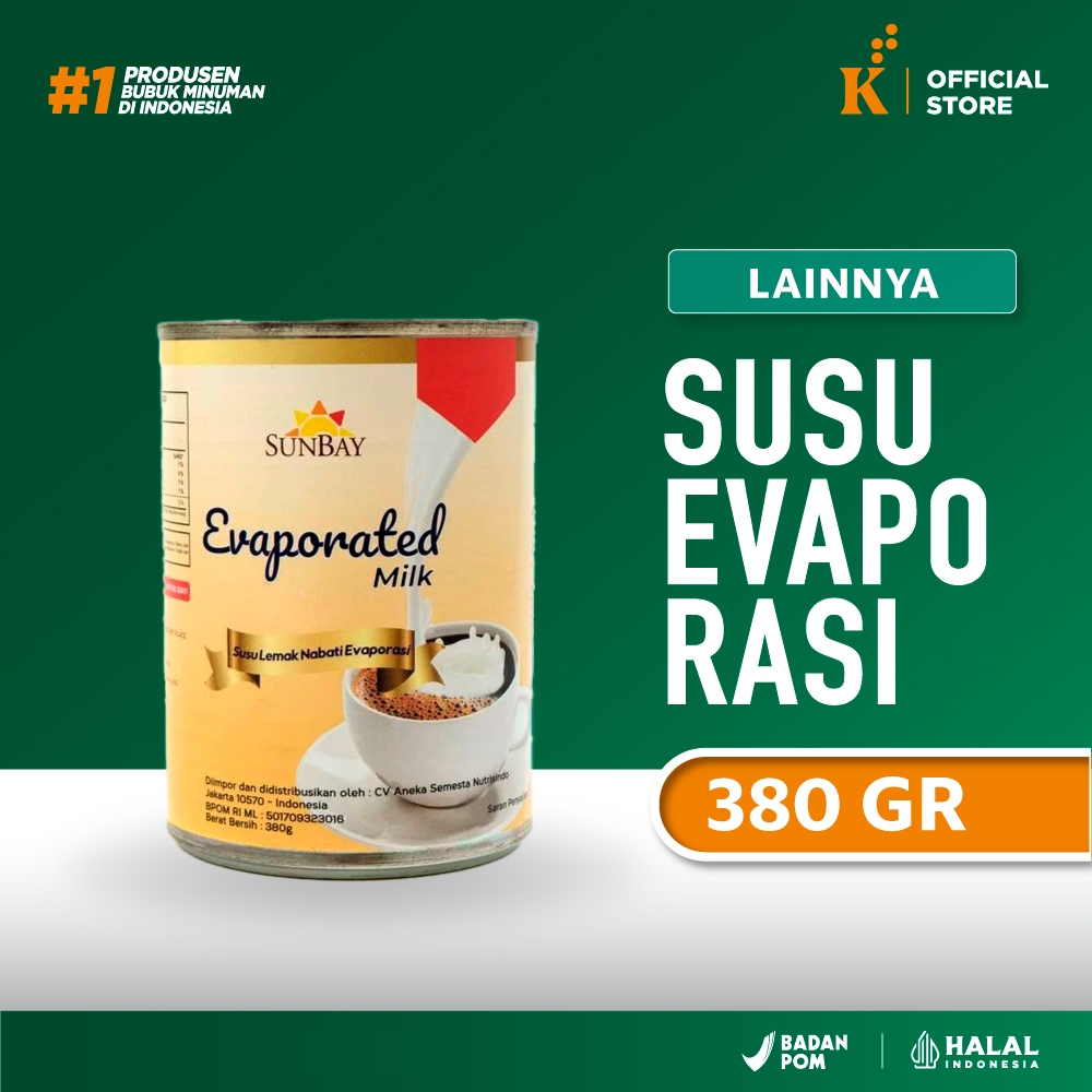 

Susu Sunbay 380 gr / Evaporated Milk 380gr