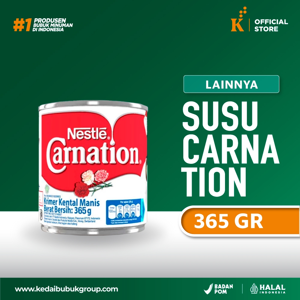 

Susu Kental Manis Carnation 365 gr