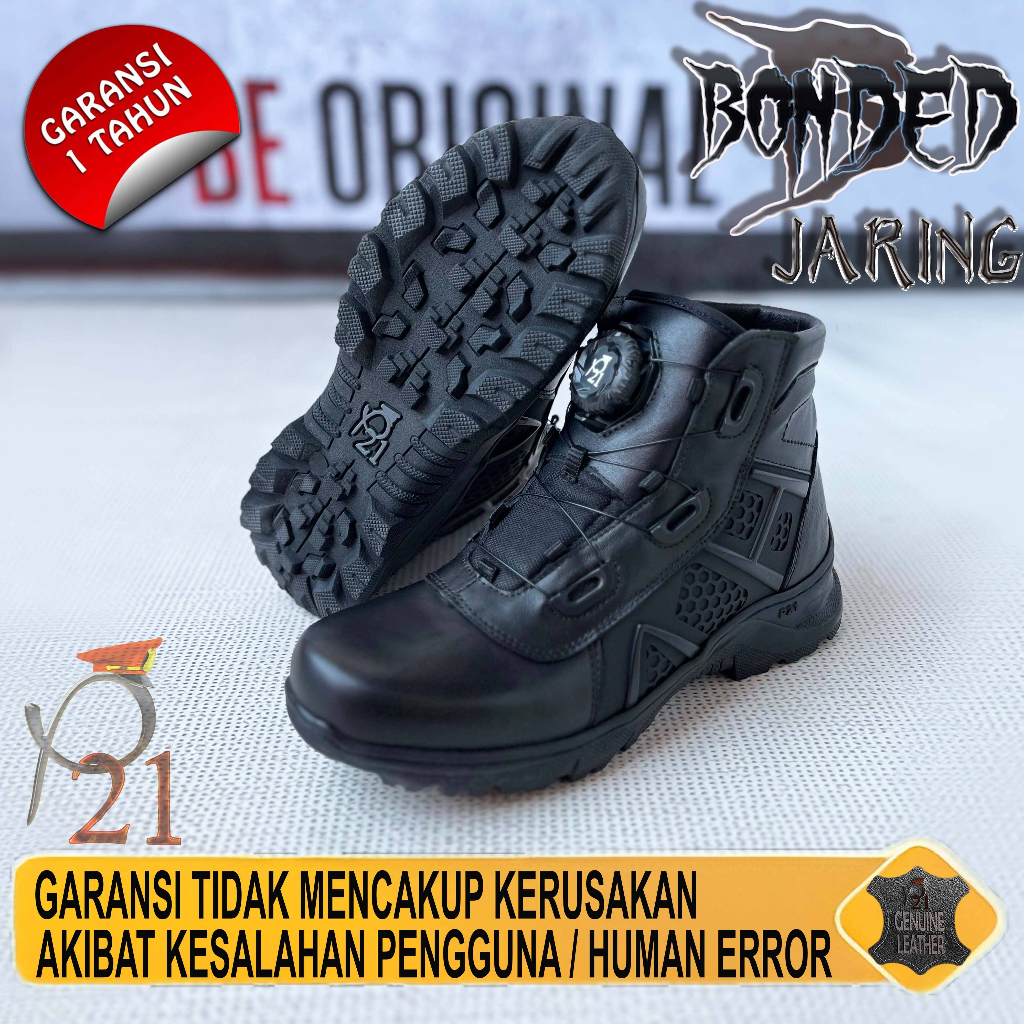 Bonded Jaring Sepatu P21 PDL Lantas Polri