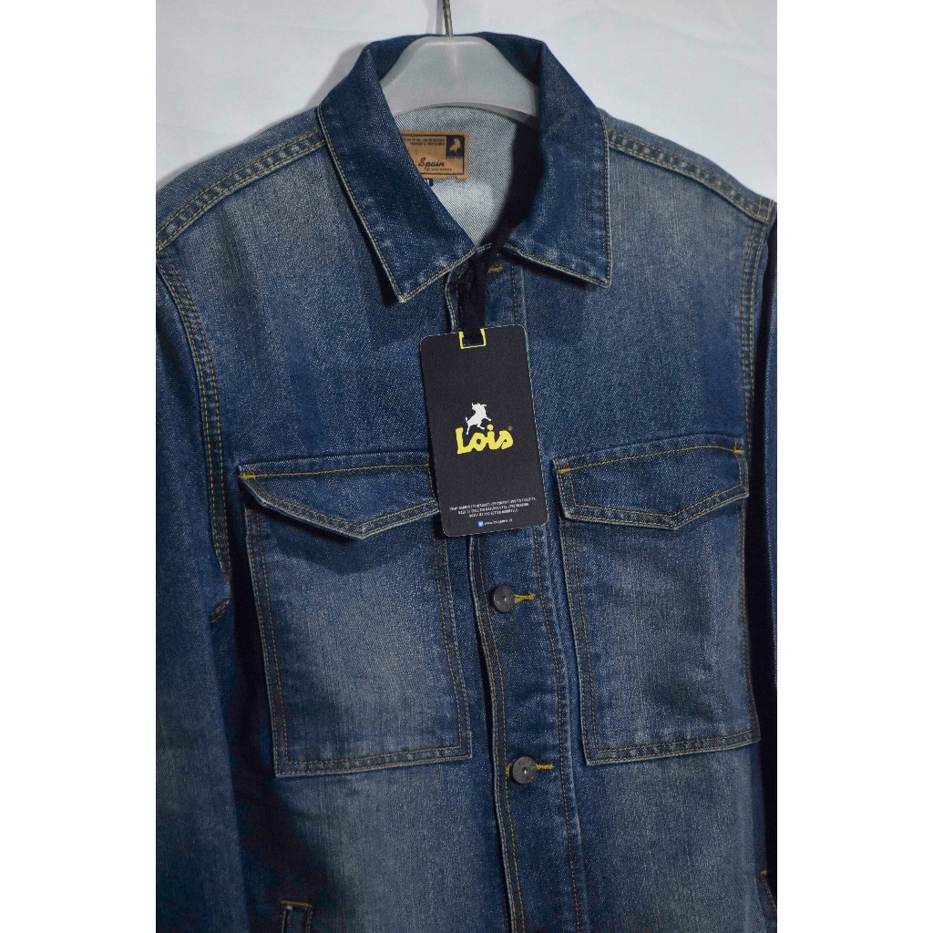 JAKET LOIS ORIGINAL // JAKET DENIM LOIS ORIGINAL // [[UKURAN M]]