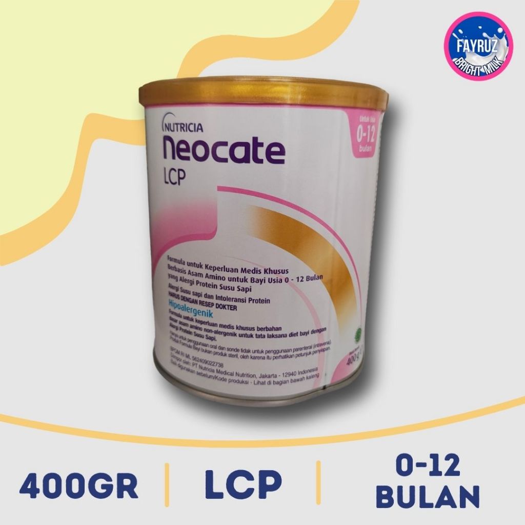 Susu Formula Neocate LCP (0-12 Bulan) 400gr - RSA