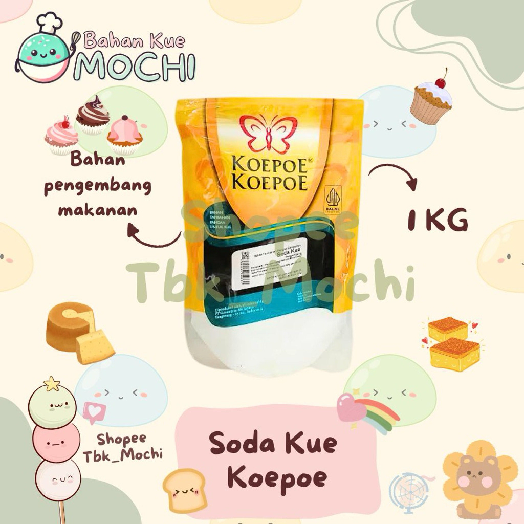 

Soda Kue Koepoe 1 KG / Baking Soda Koepoe 1KG