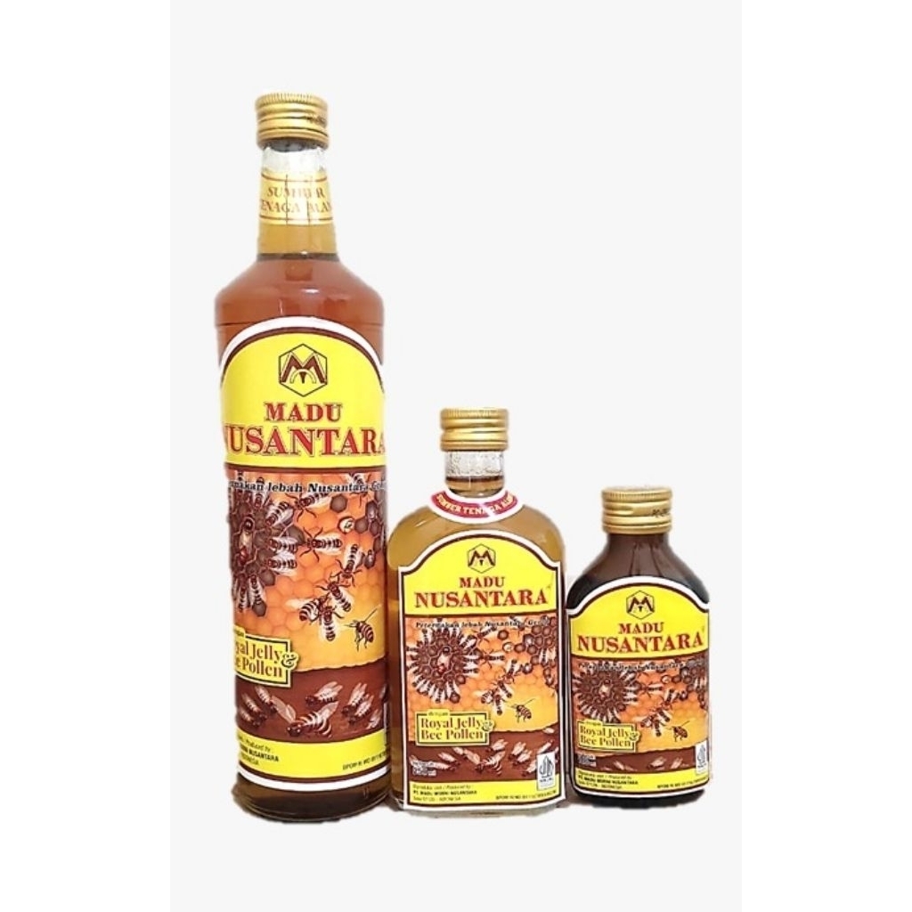

Madu Nusantara Madu Super Nusantara Madu Royal Jelly 650ml 250ml 100ml