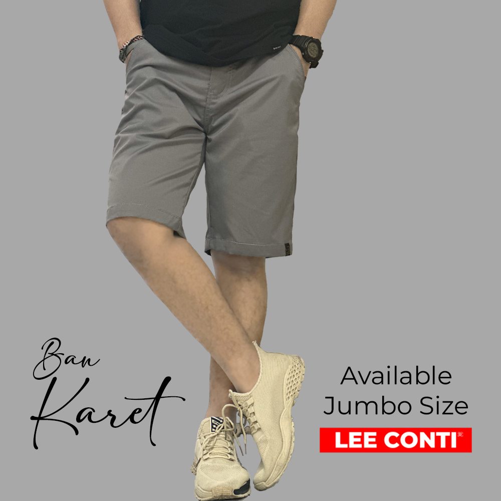 LEE CONTI Celana Pendek Karet Jumbo Size ( BNK )