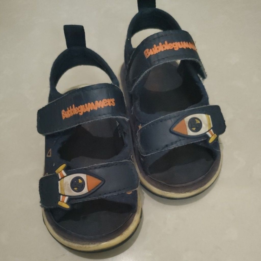 PL Sandal Bunyi Anak Bubble Gummers Navy