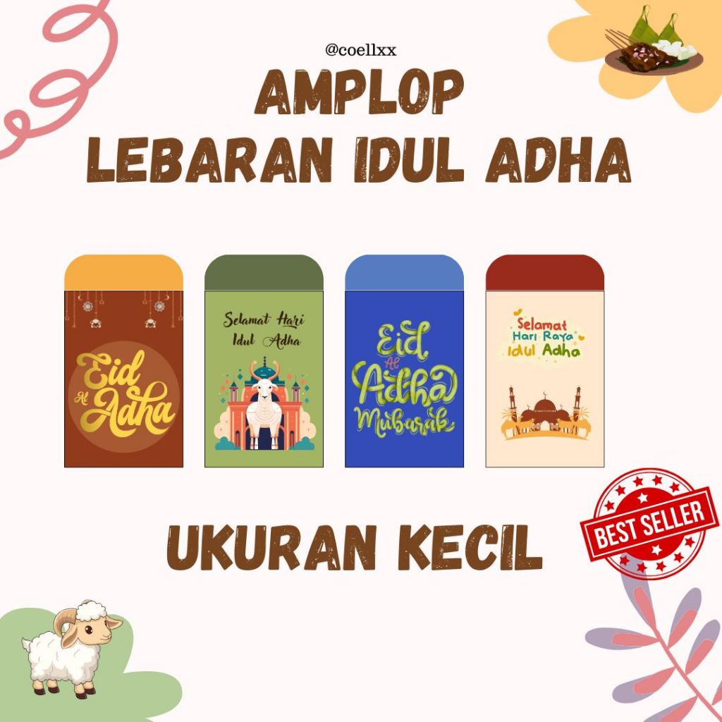 

25 Lembar Amplop Lebaran Idul Adha 25 Lembar Murah
