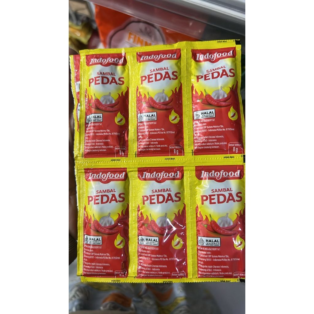 Saos Pedas Indofood Sachet / Saos Indofood Pedas Dahsyat Renceng