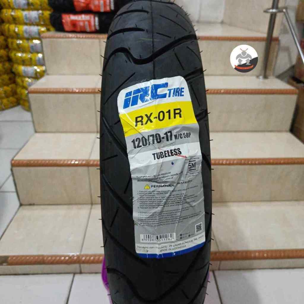 Ban Motor IRC RX-01 R size 120/70 R17 - Tubeless Ban Belakang  CBR 150R, CBR250RR, CB150R Streetfire