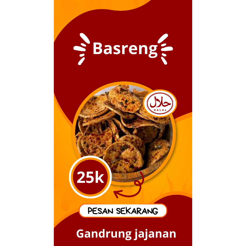 

Promo Basreng Pedas Daun Jeruk kemasan 1kg free bubble wrap