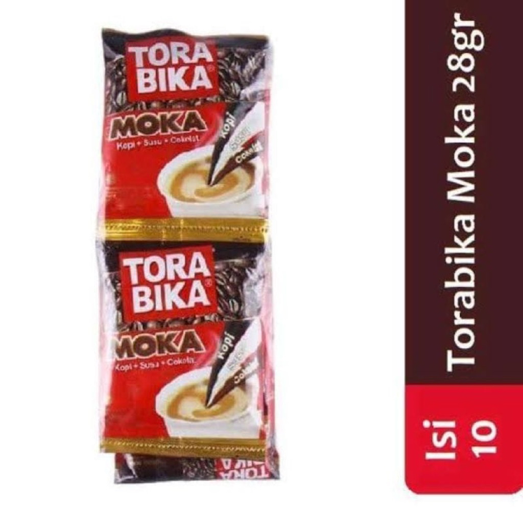 

Tora Moka Tora Bika Kopi Susu 1 Renceng 10 Sachet