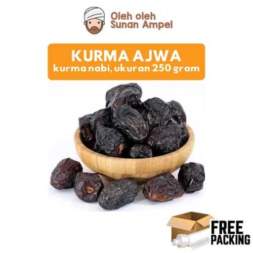

KURMA AJWA Nabi Premium 250gr Kaya akan nutrisi dan antioksidan, sehingga bermanfaat bagi kesehatan