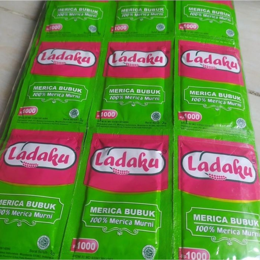 

3 renteng Ladaku 3gr Isi 36sachet
