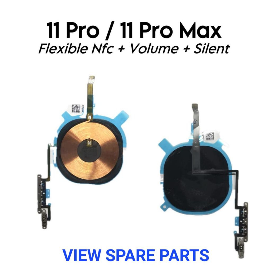 Flexible Nfc + Volume + Silent Ipon 11 Pro/11 Pro Max