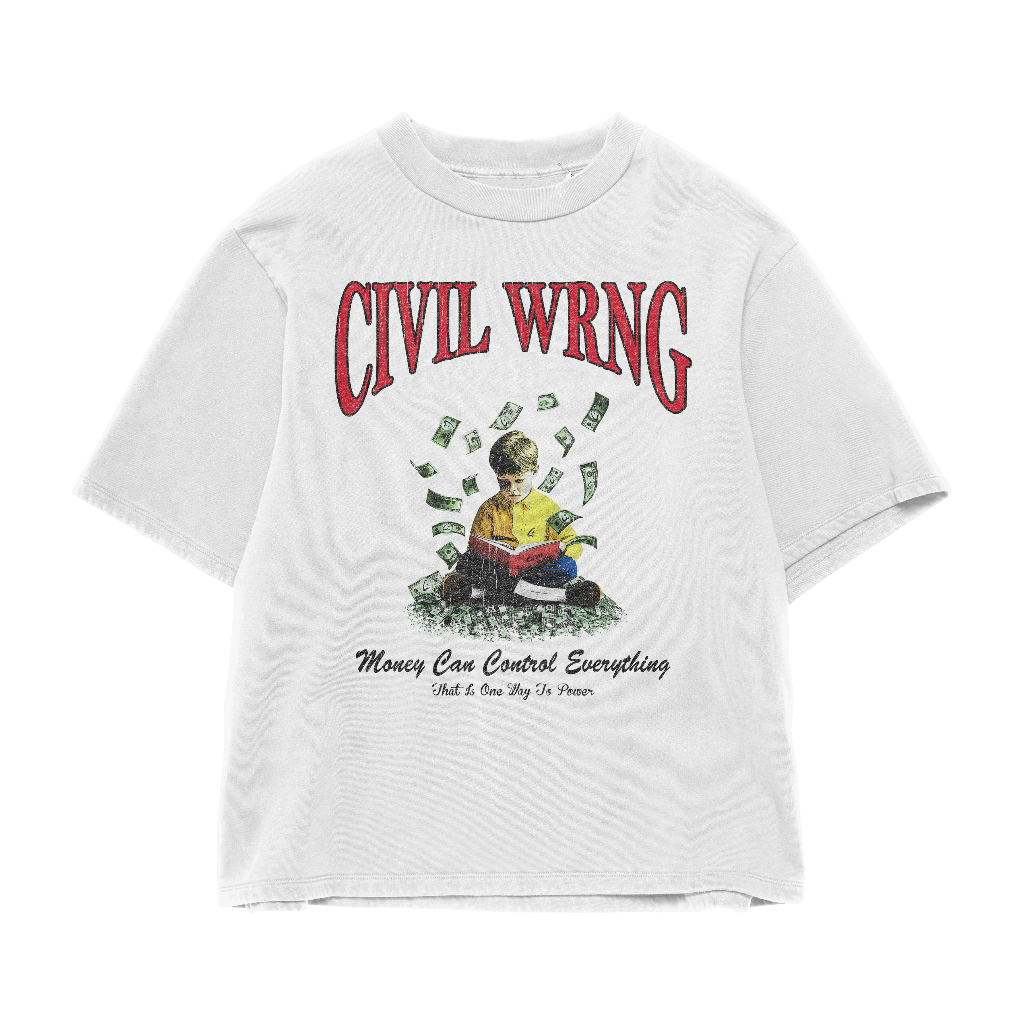CIVIL.WRNG MONEY  Tshirt Kaos brand