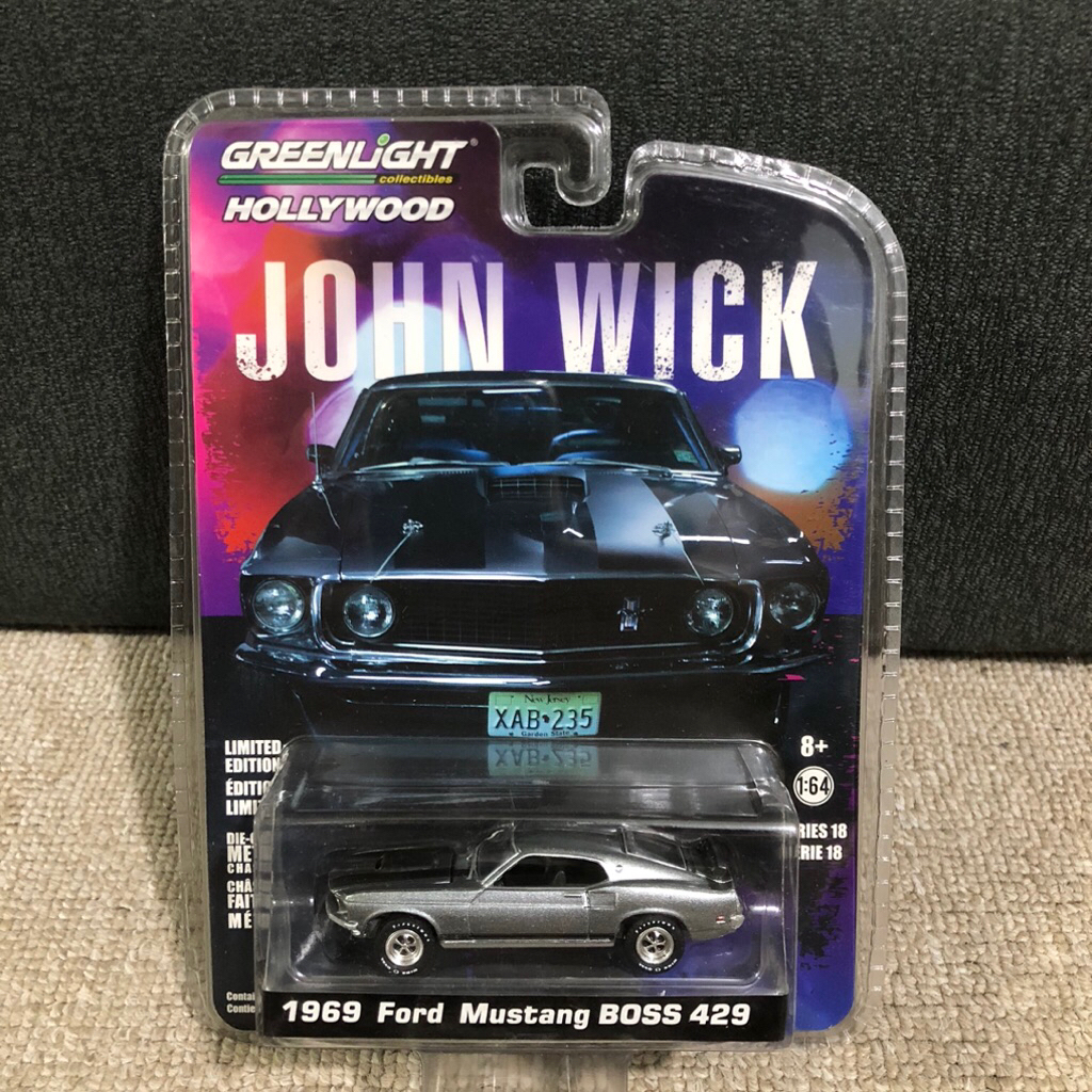 Greenlight 1969 Ford Mustang BOSS 429 John Wick