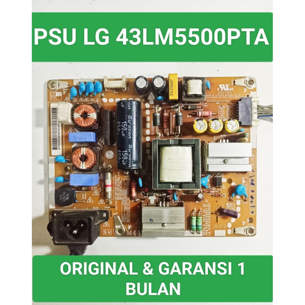 Psu Lg 43LM5500PTA Power supply Lg 43LM5500PTA Mesin Lg 43LM5500PTA Module Lg 43LM5500PTA Mobo Lg 43