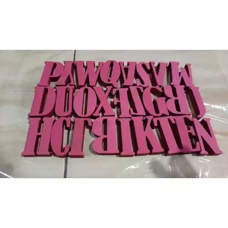 

Abjad 1 Set Tinggi 8 cm Tebal 10 mm Bahan Spon Eva Ati