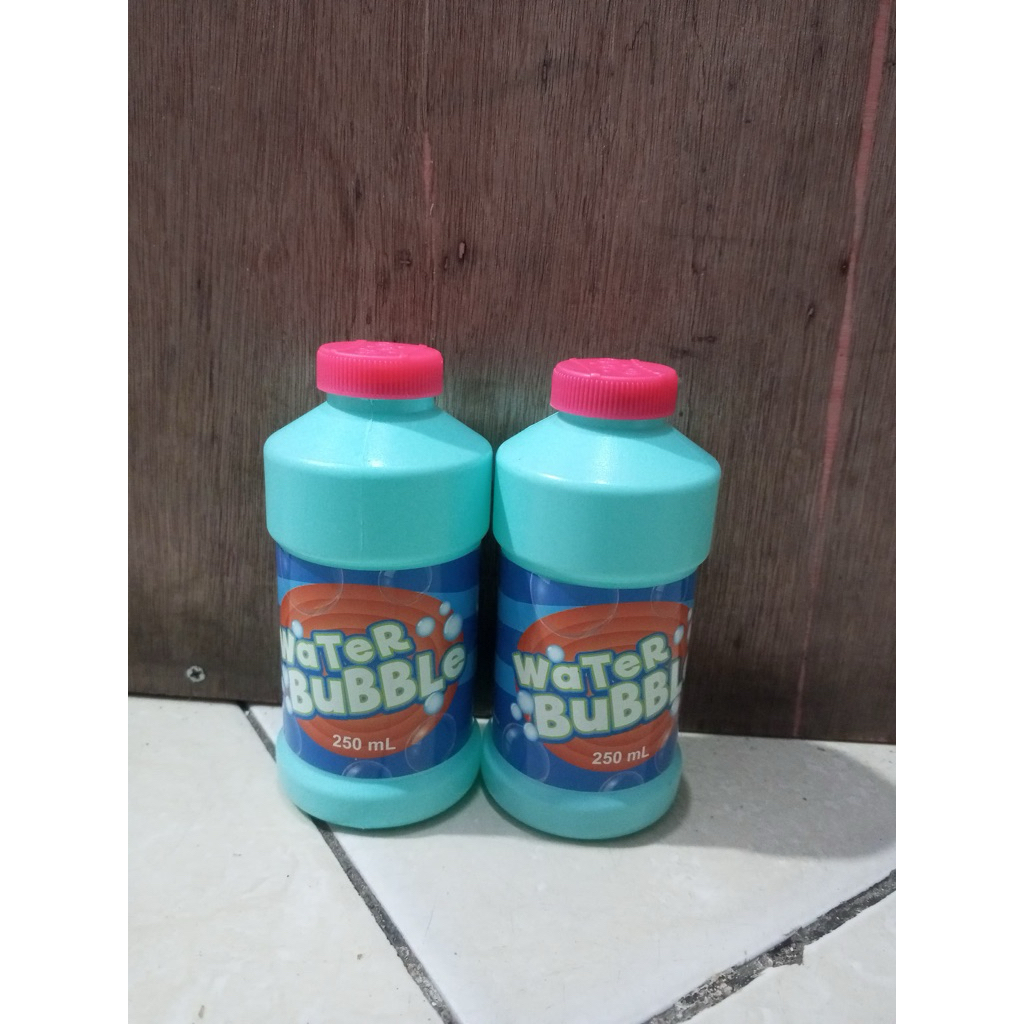 mainan isi air gelembung sabun botol besar