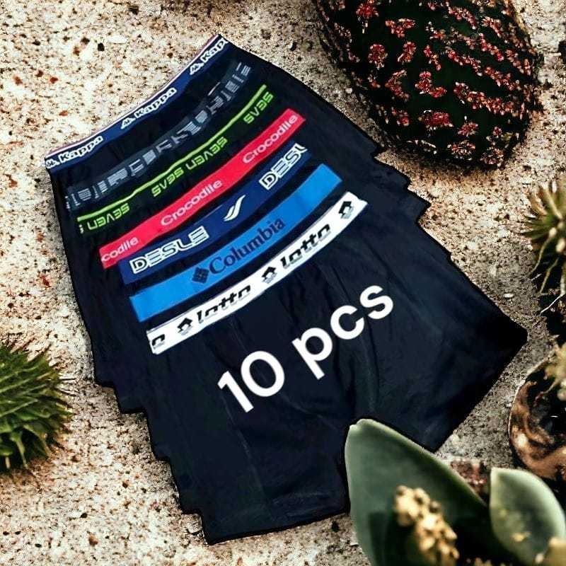 10 PCS Celana Dalam Boxer Pria Dewasa