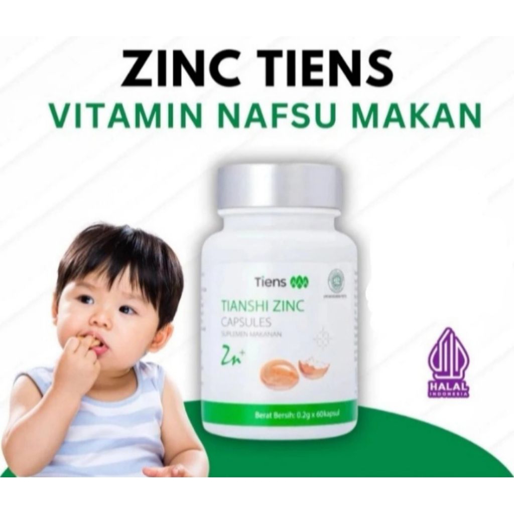 Zinc Tiens anak untuk anak dan bayi penggemuk badan penambah nafsu makan