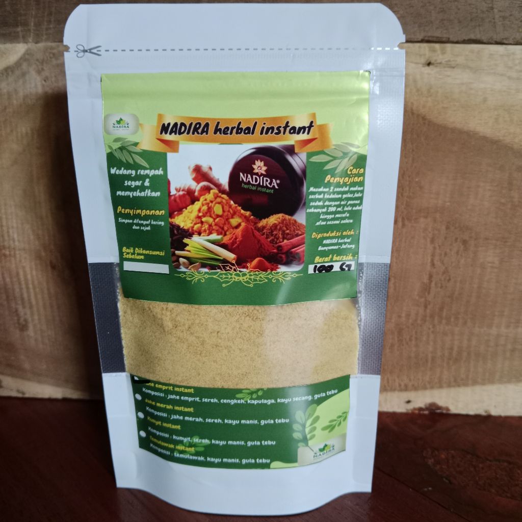 

jahe merah instant 100 gram