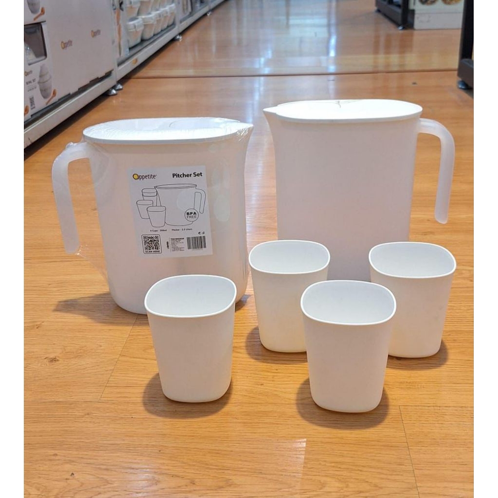 Informa pitcher set bonie dengan gelas 4pc