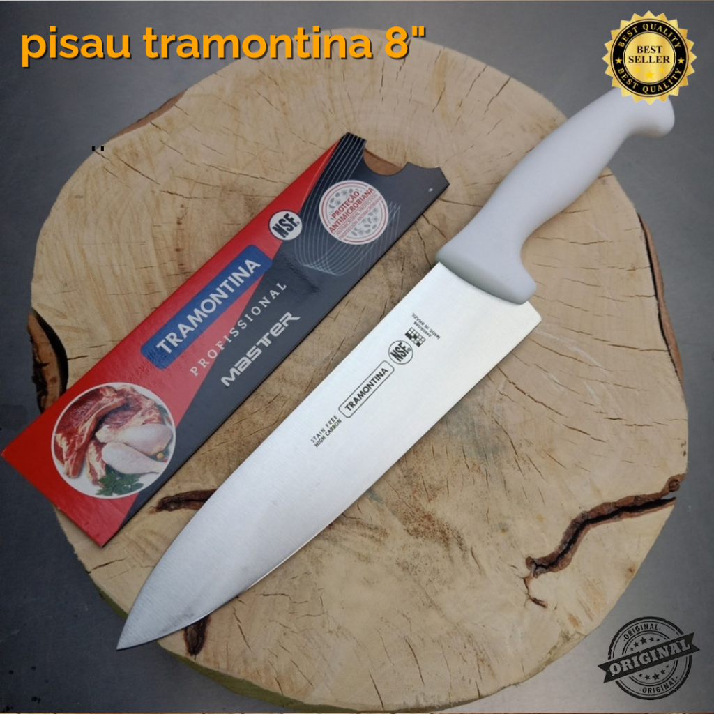 Pisau Daging Semb3lih TRAMONTINA 8 INCH / PISAU DAGING TRAMONTINA /PISAU DAPUR SUPER TAJAM