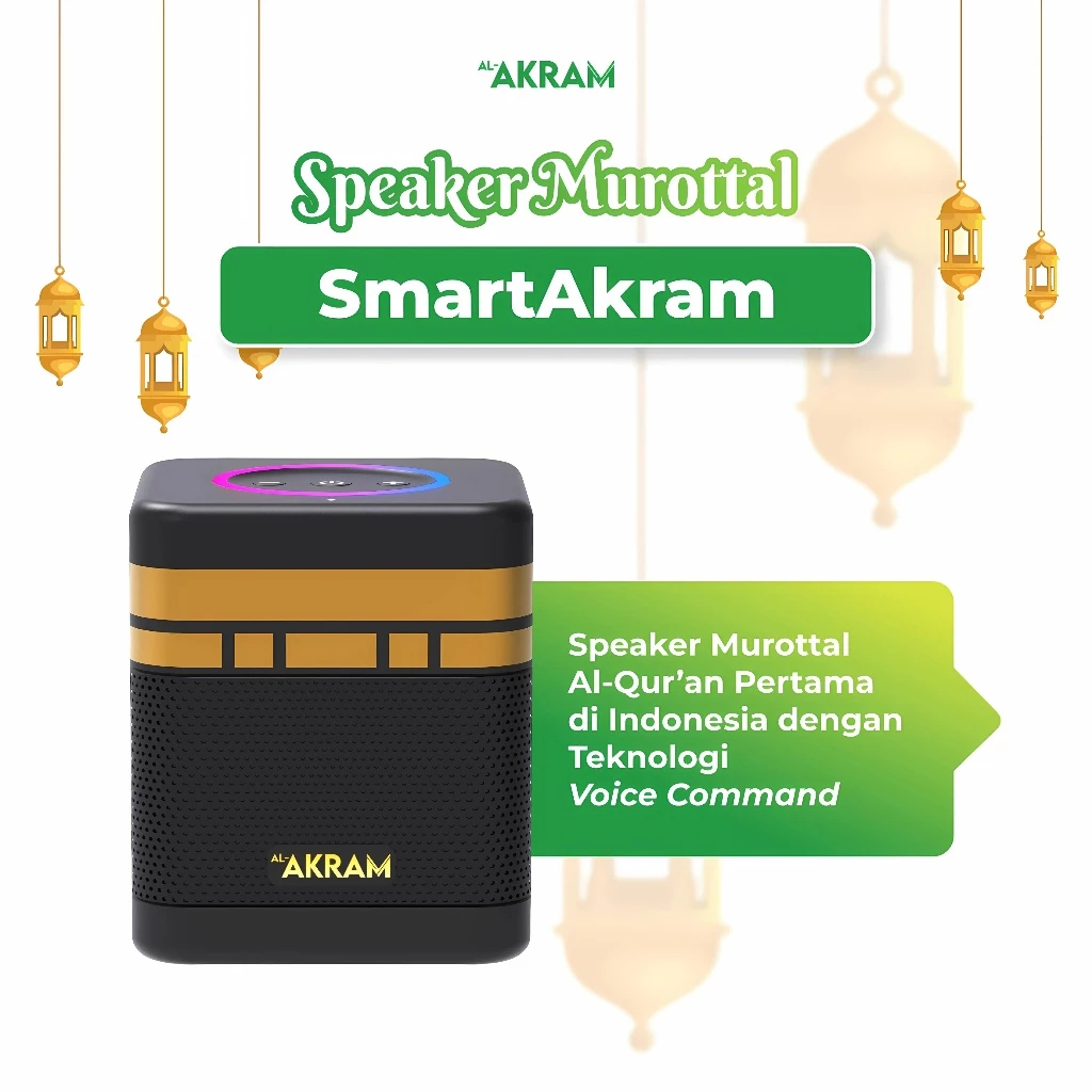 Smart Akram Speaker Murottal Murotal AlQuran Al-Quran Digital Lengkap 30 Juz Remote Dengan Suara Tek