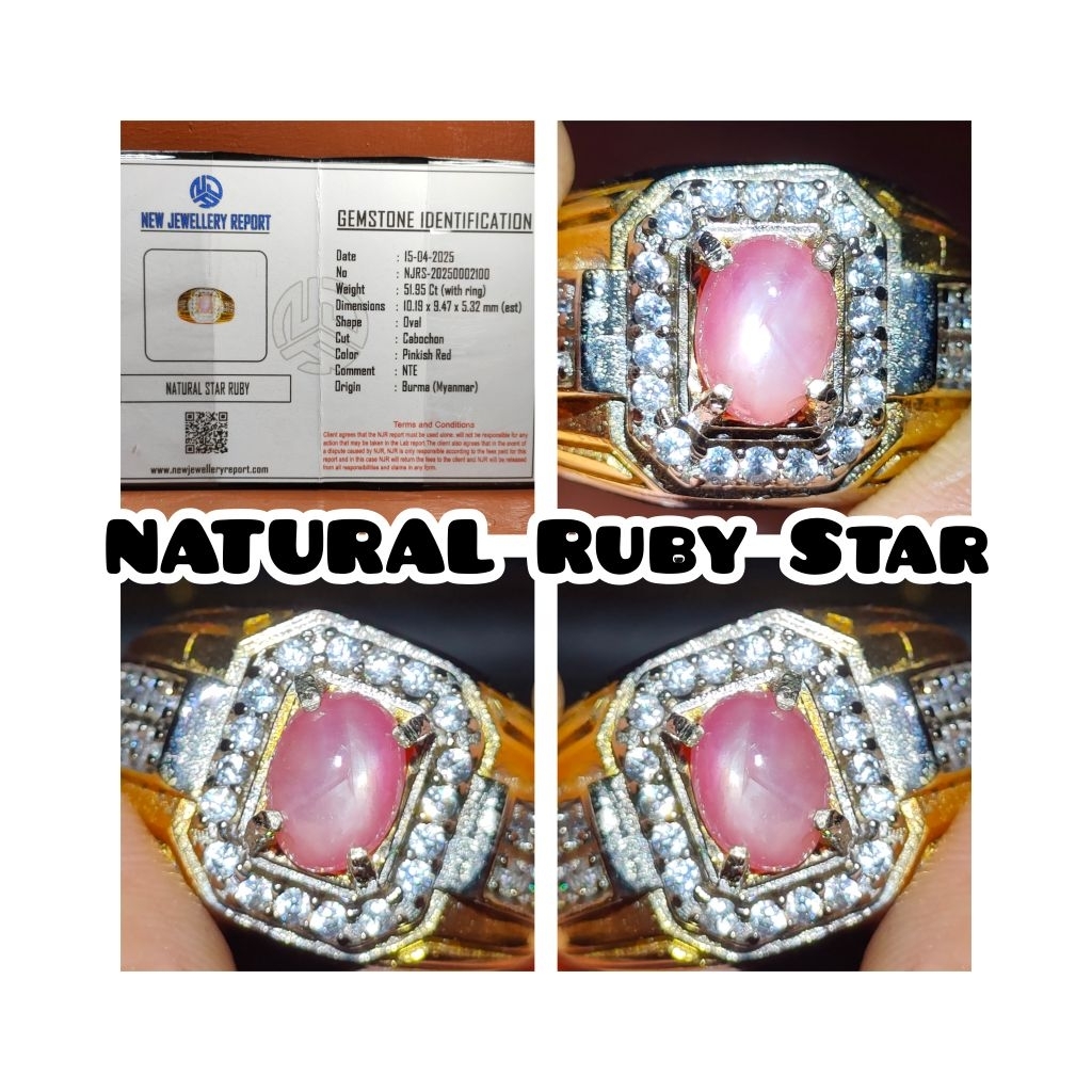 BATU RUBY STAR BURMA DELIMA WINDUSARA HQ