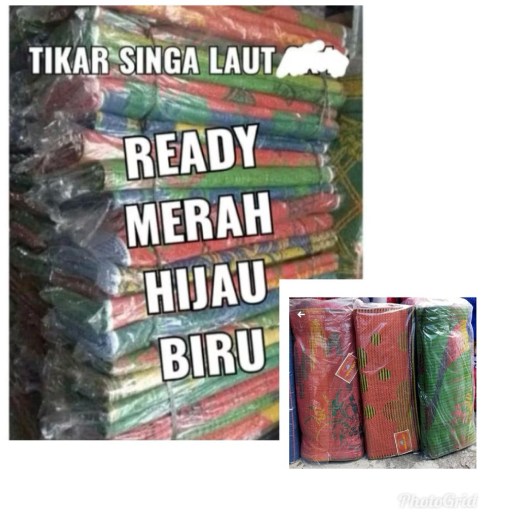 SINGA LAUT 3x4 / TIKAR PLASTIK 3x4 / TIKAR SINGA LAUT /  SINGA LAUT 3x4 / KARPET SINGA LAUT / ALAS
