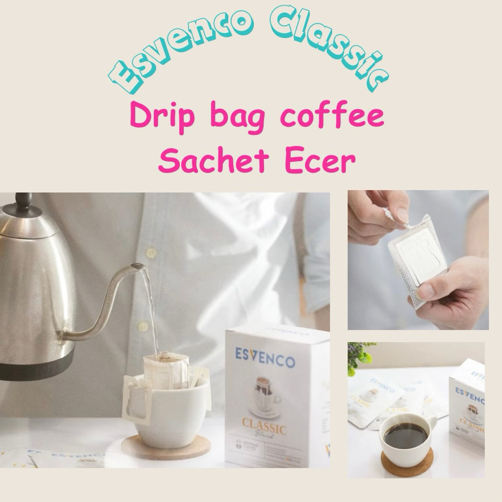 

Esvenco Coffee Drip Bag 70gr Kopi Ecer Sachet Termurah