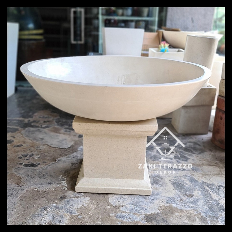 Pot Teratai Plus Tatakan Teraso