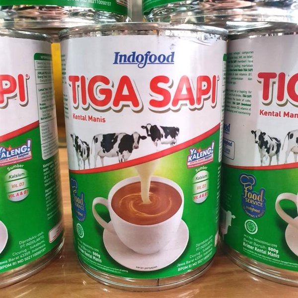 

Susu Tiga Sapi SKM/Kental Manis/Full Cream Kaleng 490gr